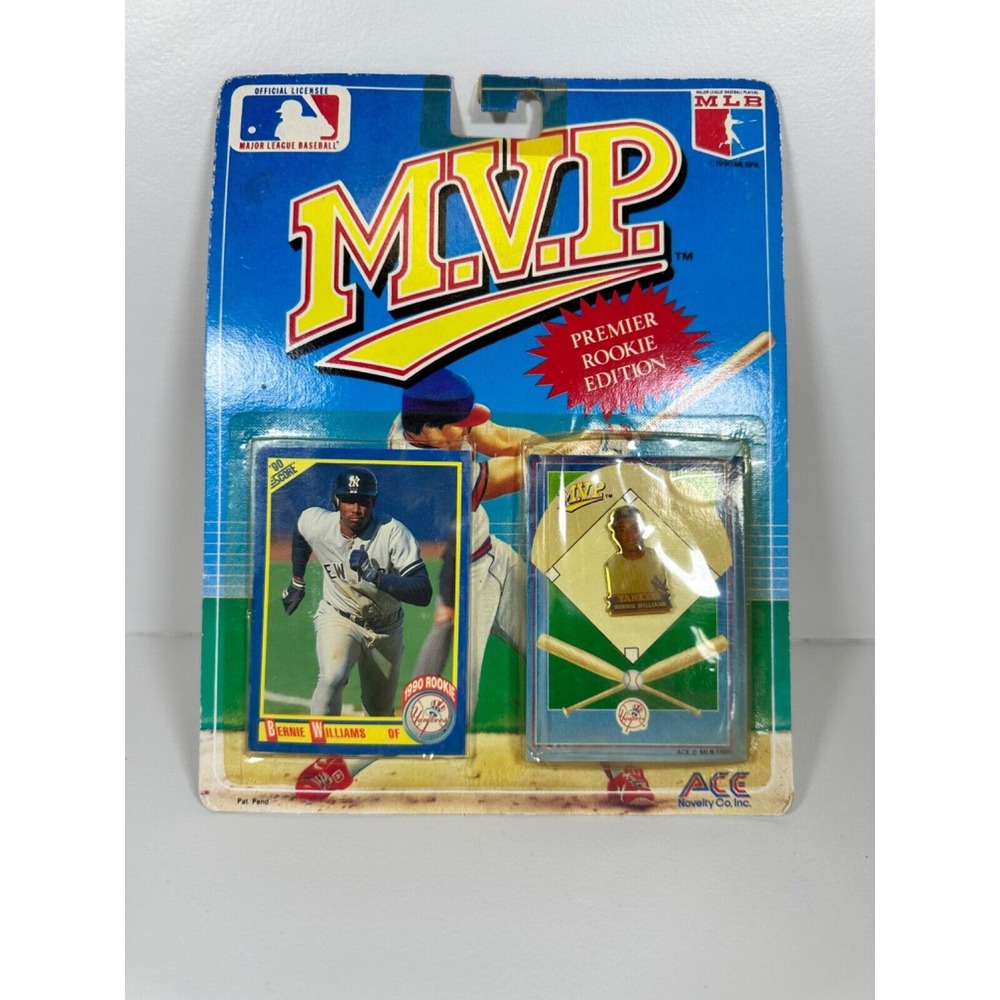 Bernie Williams 1990 MVP Premier Rookie 1st Edition Collector Pin‎ Series